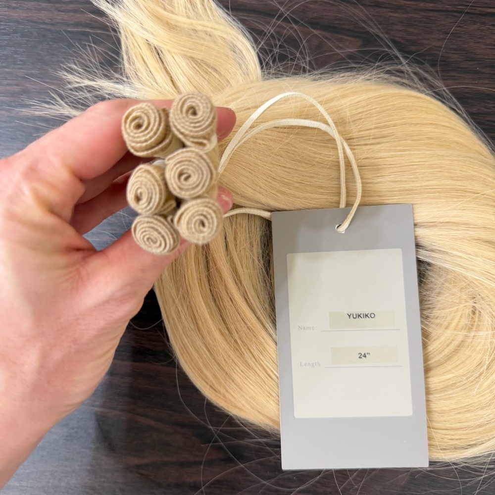 Kitsune Hair Co 24” Slavic Hand-Tied Wefts – Yukiko – Full 6 Weft Pack – NEW - Picture 3 of 3
